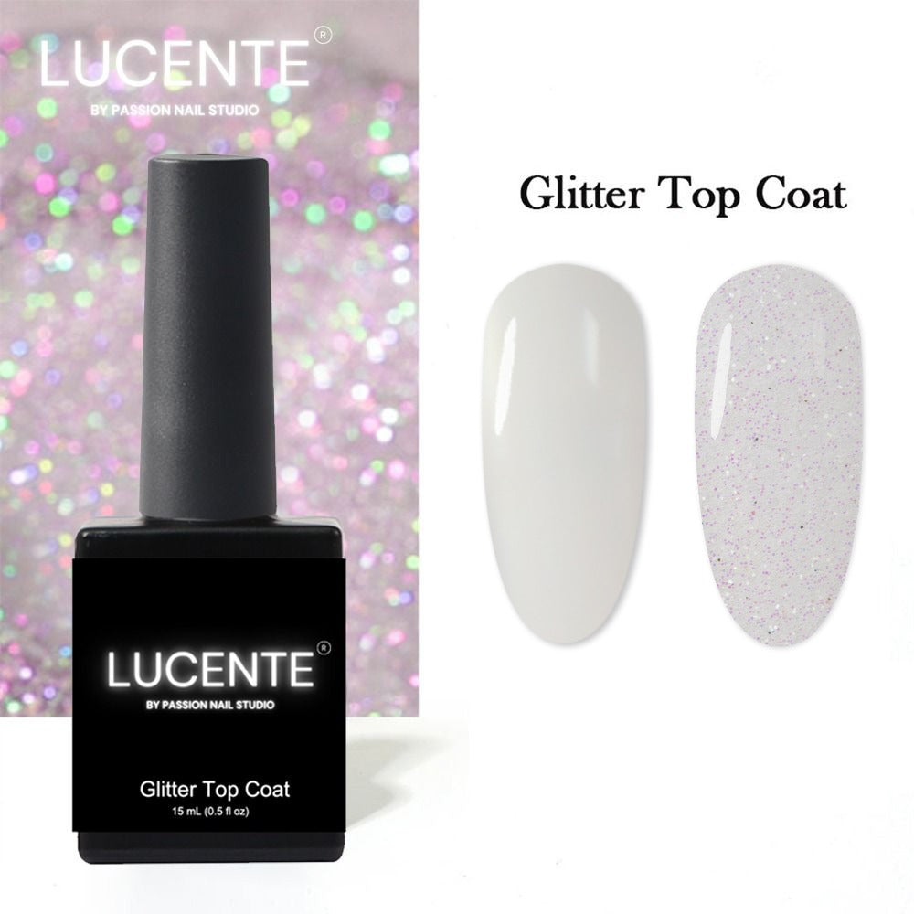 Glitter top coat